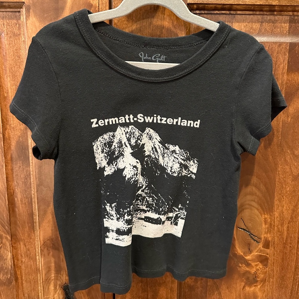 John Galt graphic baby tee